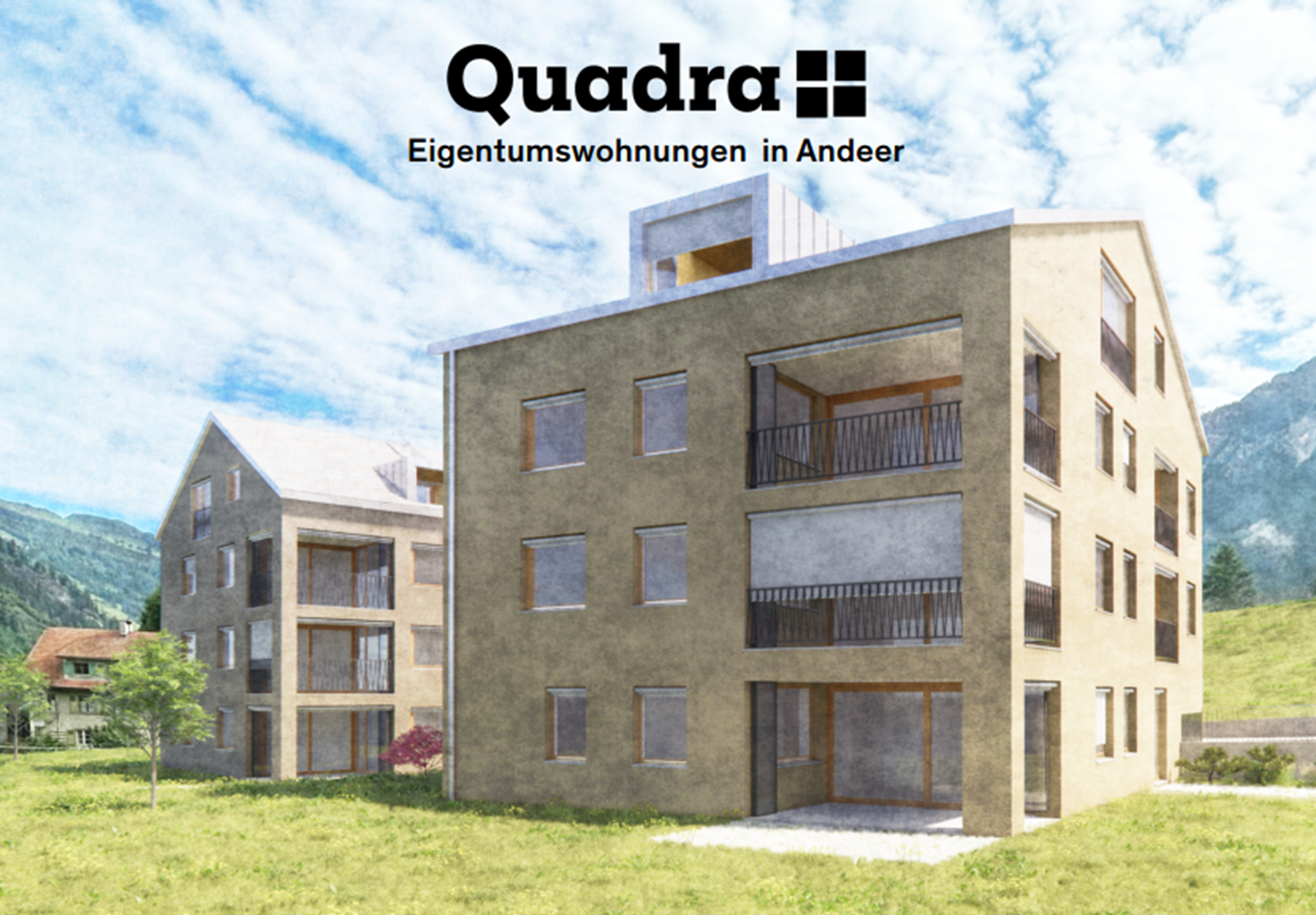 Visualisierung Projekt Quadra Andeer